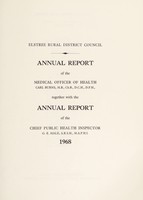 view [Report 1968] / Medical Officer of Health, Elstree R.D.C.