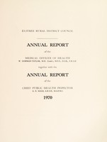 view [Report 1970] / Medical Officer of Health, Elstree R.D.C.