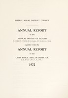 view [Report 1972] / Medical Officer of Health, Elstree R.D.C.