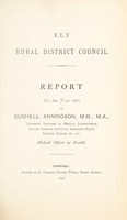 view [Report 1895] / Medical Officer of Health, Ely R.D.C.