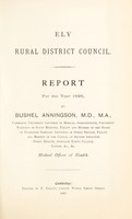 view [Report 1896] / Medical Officer of Health, Ely R.D.C.