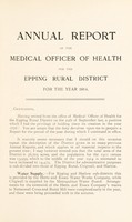 view [Report 1914] / Medical Officer of Health, Epping (Union) R.D.C.