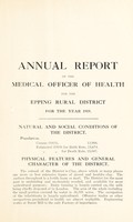 view [Report 1919] / Medical Officer of Health, Epping (Union) R.D.C.