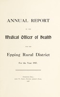 view [Report 1937] / Medical Officer of Health, Epping (Union) R.D.C.