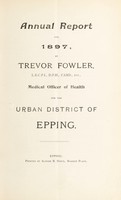 view [Report 1897] / Medical Officer of Health, Epping U.D.C.