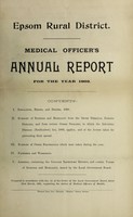 view [Report 1903] / Medical Officer of Health, Epsom R.D.C.