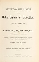 view [Report 1897] / Medical Officer of Health, Erdington U.D.C.