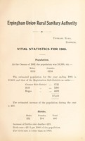 view [Report 1905] / Medical Officer of Health, Erpingham (Union) R.D.C.