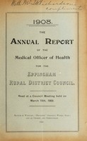 view [Report 1908] / Medical Officer of Health, Erpingham (Union) R.D.C.