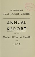 view [Report 1937] / Medical Officer of Health, Erpingham (Union) R.D.C.