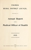 view [Report 1919] / Medical Officer of Health, Escrick R.D.C.