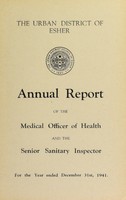 view [Report 1941] / Medical Officer of Health, Esher U.D.C.