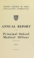 view [Report 1955] / School Medical Officer of Health, Essex County Council.