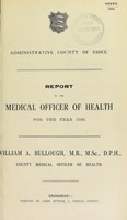 view [Report 1926] / Medical Officer of Health, Essex County Council.