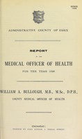 view [Report 1928] / Medical Officer of Health, Essex County Council.