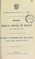 view [Report 1931] / Medical Officer of Health, Essex County Council.