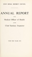 view [Report 1952] / Medical Officer of Health, Eton (Union) R.D.C.