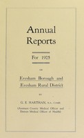 view [Report 1925] / Medical Officer of Health, Evesham Borough & R.D.C.