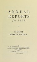 view [Report 1938] / Medical Officer of Health, Evesham Borough.