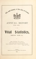 view [Report 1898] / Medical Officer of Health, Exeter City & County.