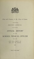 view [Report 1932] / Medical Officer of Health, Exeter City & County.