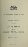 view [Report 1933] / Medical Officer of Health, Exeter City & County.