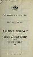 view [Report 1945] / Medical Officer of Health, Exeter City & County.