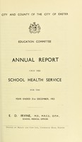 view [Report 1952] / Medical Officer of Health, Exeter City & County.