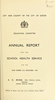 view [Report 1954] / Medical Officer of Health, Exeter City & County.