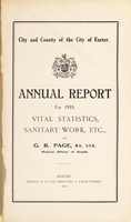 view [Report 1933] / School Medical Officer of Health, Exeter.