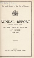 view [Report 1943] / School Medical Officer of Health, Exeter.
