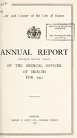 view [Report 1945] / School Medical Officer of Health, Exeter.