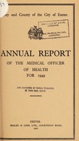 view [Report 1949] / School Medical Officer of Health, Exeter.