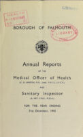 view [Report 1943] / Medical Officer of Health, Falmouth U.D.C. / Borough.