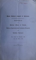 view [Report 1925] / Medical Officer of Health, Fareham R.D.C.