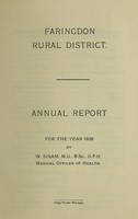 view [Report 1938] / Medical Officer of Health, Faringdon R.D.C.