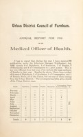 view [Report 1910] / Medical Officer of Health, Farnham U.D.C.