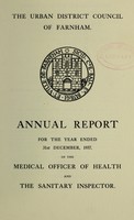 view [Report 1937] / Medical Officer of Health, Farnham U.D.C.