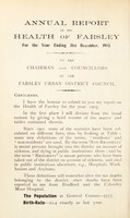 view [Report 1903] / Medical Officer of Health, Farsley U.D.C.