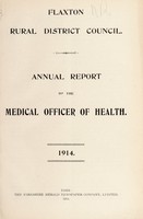 view [Report 1914] / Medical Officer of Health, Flaxton R.D.C.