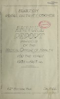 view [Report 1938-1943] / Medical Officer of Health, Flaxton R.D.C.