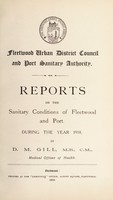 view [Report 1918] / Medical Officer of Health, Fleetwood U.D.C. and Port Sanitary Authority.