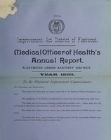 view [Report 1893] / Medical Officer of Health, Fleetwood U.D.C.