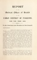 view [Report 1909] / Medical Officer of Health, Flockton U.D.C.