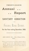 view [Report 1903] / Medical Officer of Health, Foleshill R.D.C.
