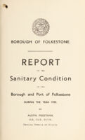 view [Report 1935] / Medical Officer of Health, Folkestone Borough & Port.