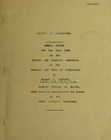 view [Report 1945] / Medical Officer of Health, Folkestone Borough & Port.