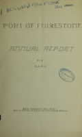 view [Report 1951] / Medical Officer of Health, Folkestone Port Health Authority.