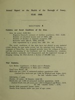 view [Report 1940] / Medical Officer of Health, Fowey Borough.