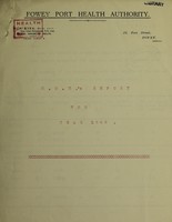 view [Report 1949] / Medical Officer of Health, Fowey Port Health Authority.